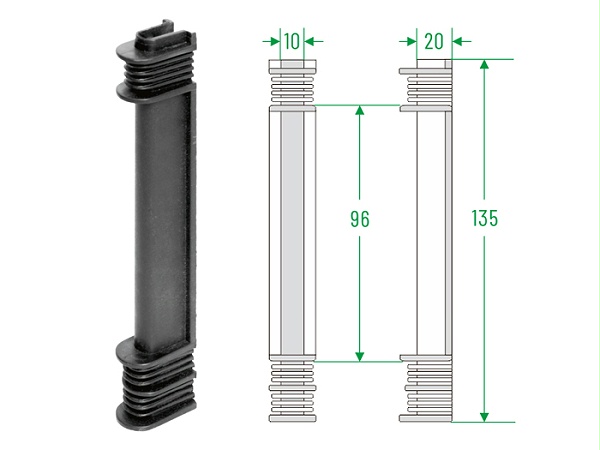 后叉多用保护杆 XH-B22 (135mm)
